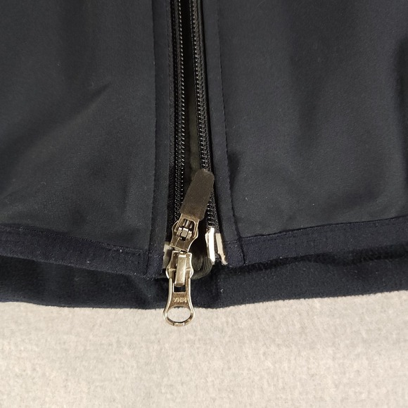 Nike Dri-Fit Full Zip Track Running Jacket Grey/Navy Blue Mens L Athletic Gym - Picture 10 of 13